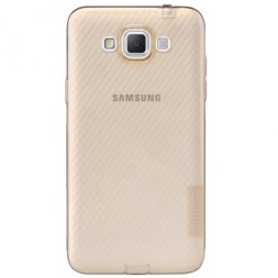 Накладка Nillkin Nature TPU Case силиконовая для Samsung Galaxy Grand 3 Max G7200 прозрачно-золотая