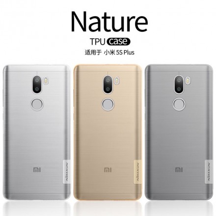 Накладка Nillkin Nature TPU Case силиконовая для Xiaomi Mi5S Plus (5.7&quot;) прозрачная