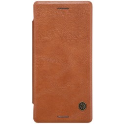Чехол-книжка Nillkin Qin Leather Case для Sony Xperia X Performance коричневый