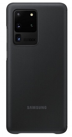Чехол Samsung Clear View Cover для Samsung Galaxy S20 Ultra G988 EF-ZG988CBEGRU чёрный