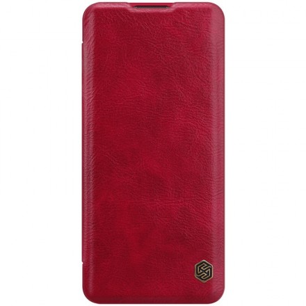 Чехол-книжка Nillkin Qin Leather Case для OnePlus 9 Pro красный