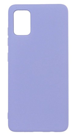 Накладка силиконовая Silicone Cover для Samsung Galaxy M51 M515 сиреневая
