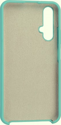 Накладка силиконовая Silicone Cover для Huawei Nova 5T / Honor 20 бирюзовая