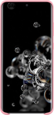 Накладка Samsung Silicone Cover для Samsung Galaxy S20 Ultra G988 EF-PG988TPEGRU розовая