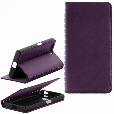 Чехол-книжка New Case для Sony Xperia X Compact фиолетовый