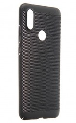 Накладка пластиковая для Xiaomi Mi A2 Lite / Redmi 6 Pro с перфорацией черная