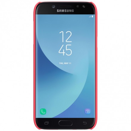 Накладка пластиковая Nillkin Frosted Shield для Samsung Galaxy J7 (2017) J730 красная