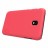 Накладка пластиковая Nillkin Frosted Shield для Samsung Galaxy J7 (2017) J730 красная